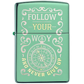 Bật lửa Zippo Follow Your Way Design