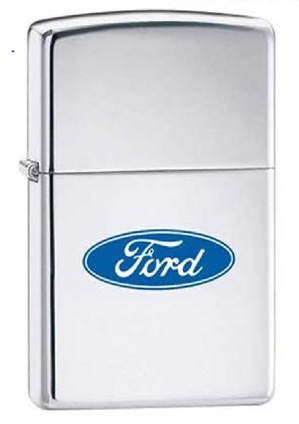 Bật lửa Zippo Ford Oval High Polish Chrome