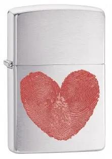 Bật lửa Zippo Heart Thumbprints