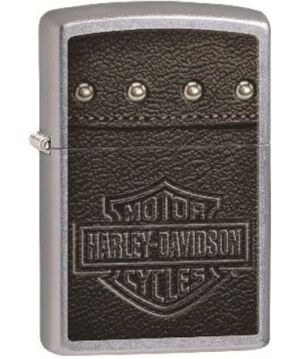 Bật lửa Zippo Leather Harley-Davidson Street Chrome