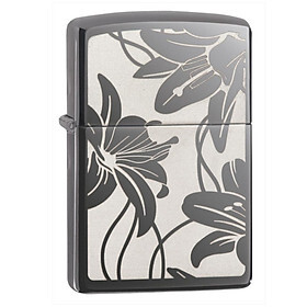 Bật lửa Zippo Lily Black Ice