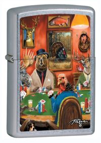 Bật lửa Zippo Linda Picken Animal Card Table