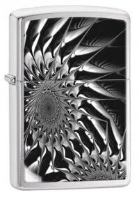 Bật lửa Zippo Metal Abstract Brushed Chrome