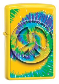 Bật lửa Zippo Peace Sign Tye Dye