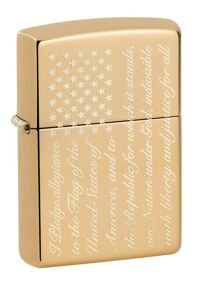 Bật lửa Zippo Pledge of Allegiance Design 49585