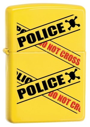 Bật lửa Zippo Police Caution Lemon