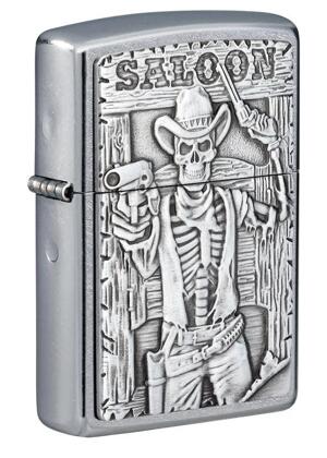 Bật lửa Zippo Saloon Skull Emblem Design