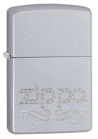 Bật lửa Zippo Scroll Satin Chrome