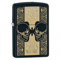 Bật lửa Zippo Skulls Black Matte