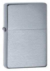 Bật lửa Zippo Vintage Brushed Chrome Lighter without Slashes 230.25