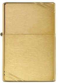 Bật lửa Zippo Vintage with Slashes Brushed Brass