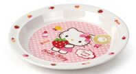 Bát tròn bằng nhựa Hello Kitty LKT459