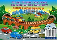 Bé học từ vựng theo tranh chủ đề phương tiện đi lại