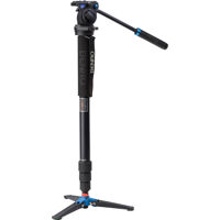 Chân máy ảnh Monopod Benro A38T - 161.0cm / Đen