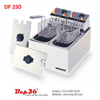 Bếp chiên nhúng điện đôi Berjaya DF23D