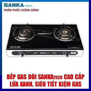 Bếp gas đôi sen đồng Sanka Tech 727BB