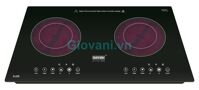 Bếp hồng ngoại âm 2 vùng nấu Giovani G-22E (G 22 E)