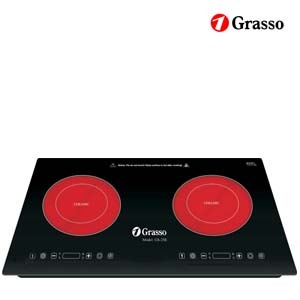 Bếp hồng ngoại âm 3 vùng nấu Grasso GS-2SE 3