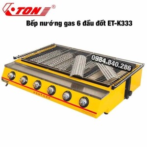 Bếp nướng BBQ 6 họng ET-K333