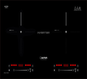Bếp từ âm 2 vùng nấu Kitin KTI 668VC