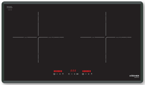 Bếp từ âm 2 vùng nấu Kocher DI-802GE