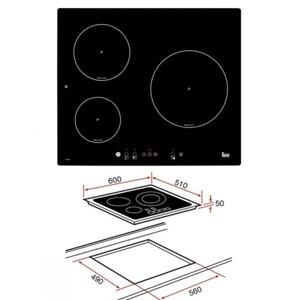 Bếp từ âm 3 vùng nấu Teka IB 6030