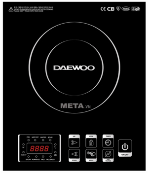 Bếp từ dương 1 vùng nấu DAEWOO DWI-820