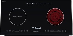 Bếp từ hồng ngoại âm 2 vùng nấu Capri CR-802KT