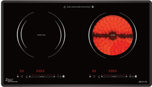 Bếp từ hồng ngoại âm 2 vùng nấu Zegu ZM-211IE