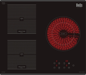 Bếp từ hồng ngoại âm 3 vùng nấu Bells IBTC3EU60