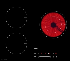 Bếp từ hồng ngoại âm 3 vùng nấu Sevilla DA-333RE