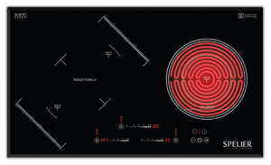 Bếp từ hồng ngoại âm 3 vùng nấu Spelier SPE IC 938 EG