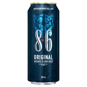 Bia 8.6 Original 8.6% Lon 500ml