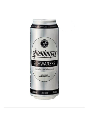 Bia Altenburger Schwarzes 4,9% Đức - 24 lon 500ml