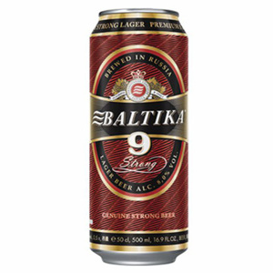 Bia Baltika 9 - 8%, lon 500ml