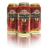 Bia Baltika số 9 Nga  8% -12 lon 900ml