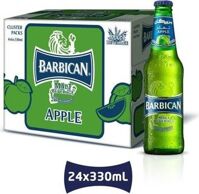 Bia Barbican không cồn hương táo 330ml
