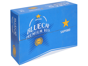 Bia Sapporo Blue Cap 4,5% Nhật Bản - 24 lon 330ml