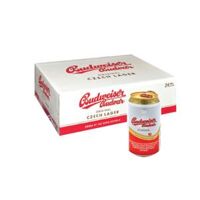 Bia Budweiser Budvar vàng thùng 24 lon x 330ml