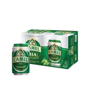 Bia Camel Lager (xanh) 330ml thùng 24 lon