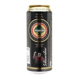 Bia cây sồi đen Eichbaum Schwarzbier 4,9% Đức - 24 lon 500 ml