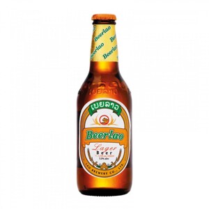 Bia chai Beerlao Lager 5% thùng 24 chai 330ml