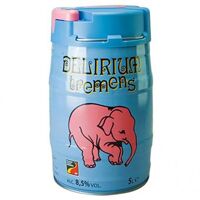 Bia con voi Delirium Tremens 8,5% - bom 5l (Bỉ)