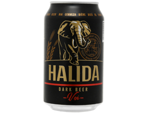 Bia đen Halida lon 330ml