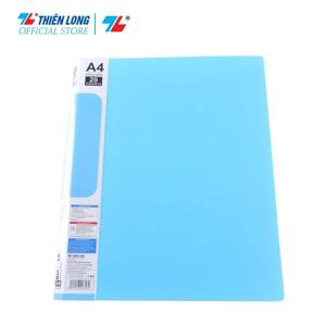 Bìa đựng hồ sơ 20 lá sức chứa 100 tờ A4 80gsm Thiên Long Flexoffice FO-DB007