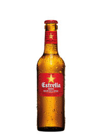 Bia Estrella Damm Barcelona 4.6% - chai 330ml