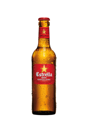 Bia Estrella Damm Barcelona 4.6% - chai 330ml