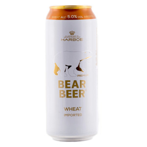 Bia gấu Bear Beer Wheat 5% Đức thùng 24 lon 500ml