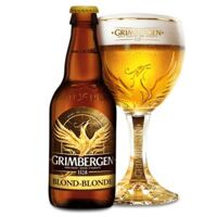 Bia Grimbergen Blonde 6.7% chai 330ml