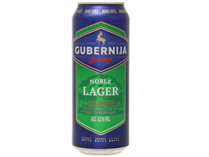 Bia Gubernija Noble Lager 5.2% lon 500ml